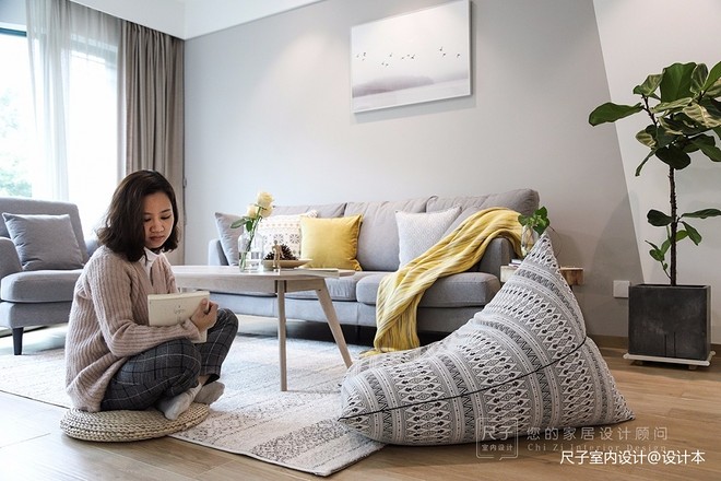 38万元三居100平米装修案例·【尺子室内设计】春日丨中国深圳丨深圳市尺子艺术设计有限公司-25