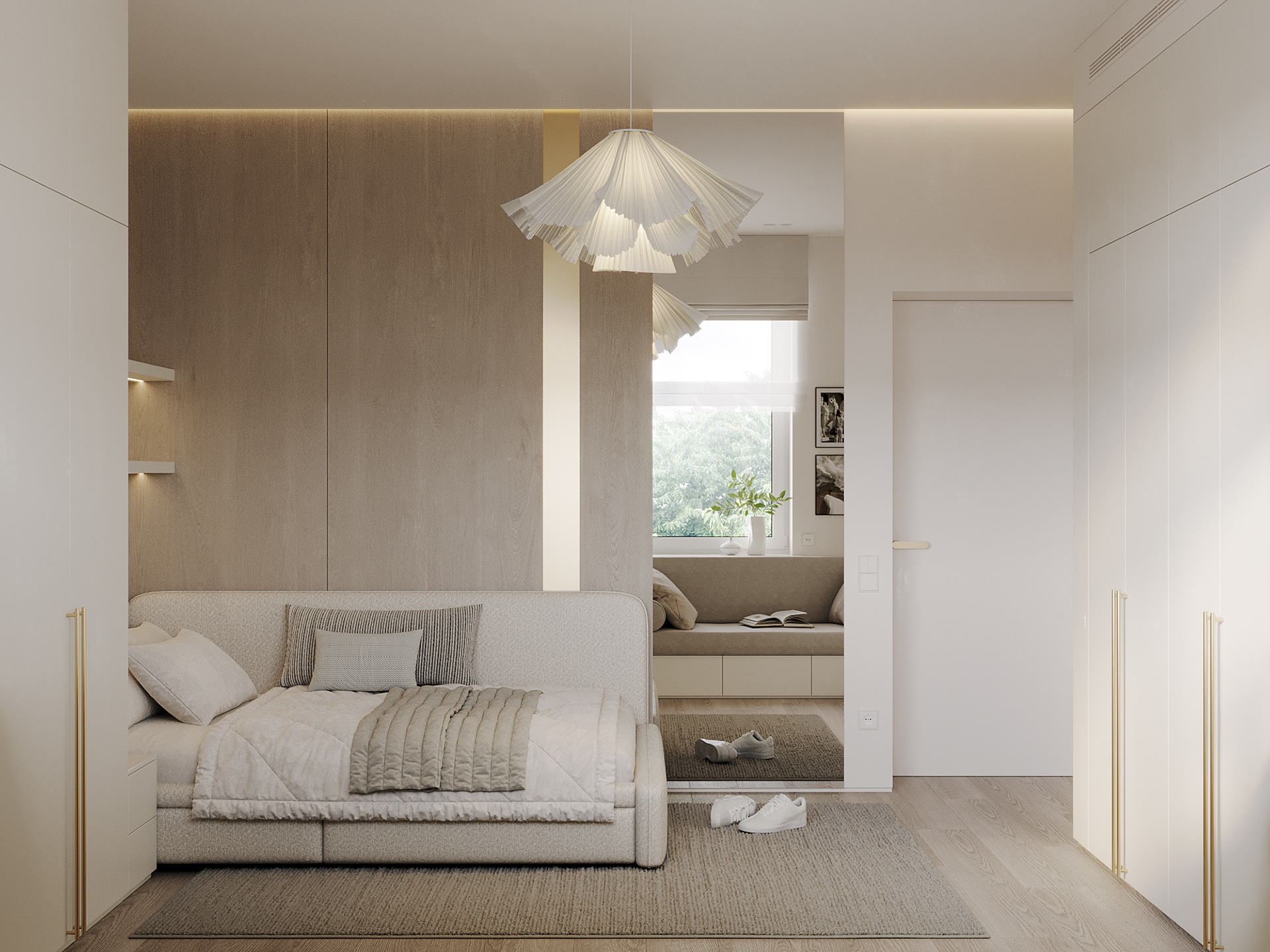 私人住宅里的女孩房间丨LV Interiors-6