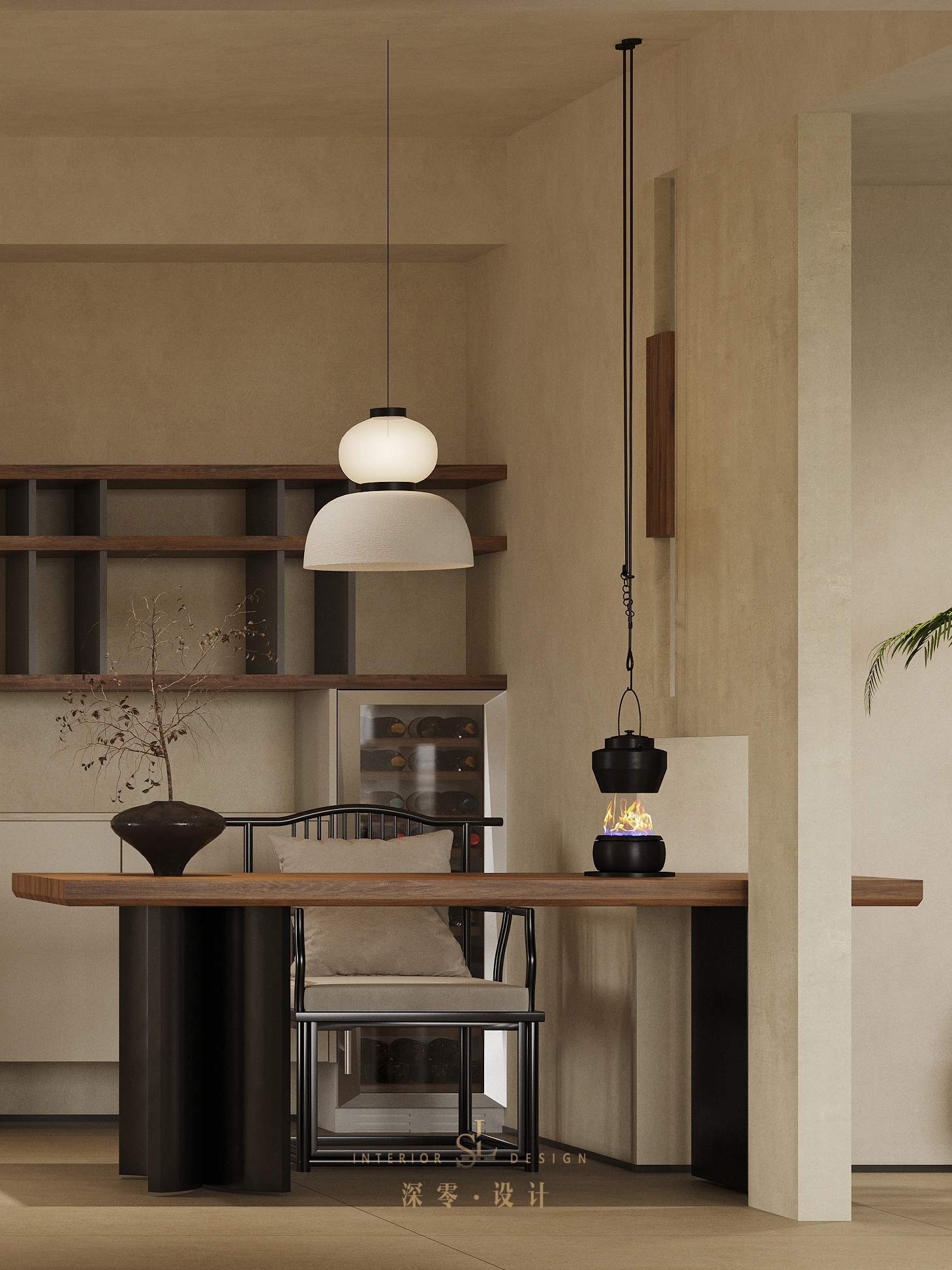 【云滨花园】东方美学,中式雅韵 平层丨中国合肥丨深零设计-2