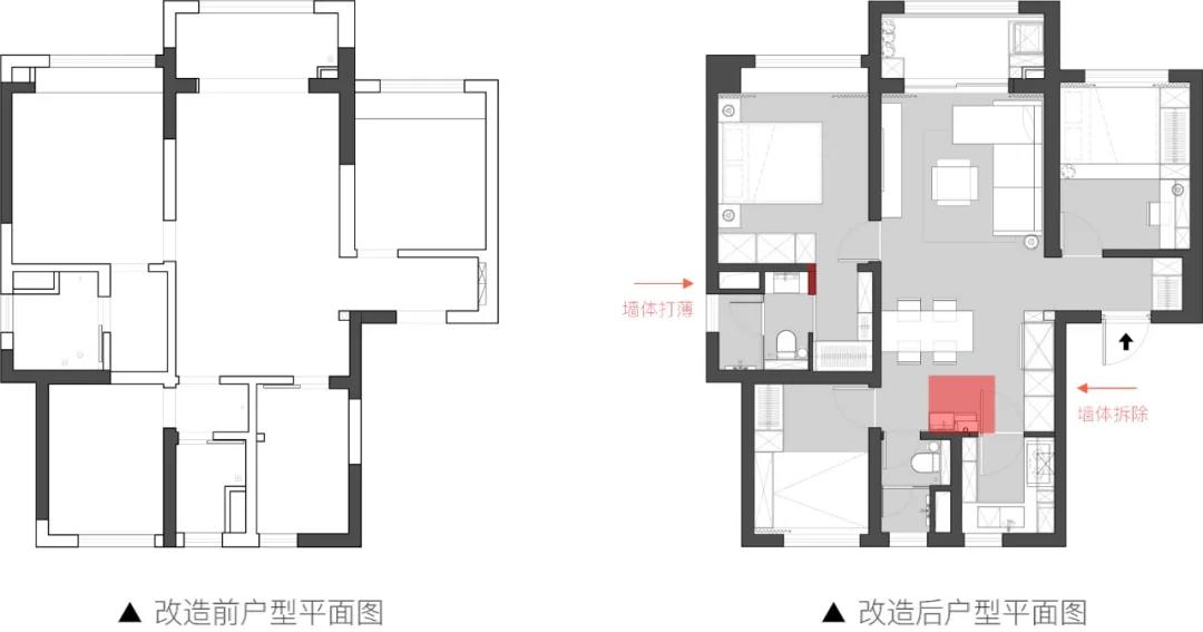 全隐形收纳的 82㎡ 精装房改造丨中国上海丨恒田设计-11