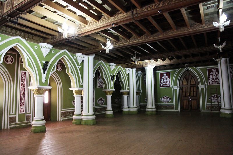 伊斯特诺城堡丨英国赫里福德丨罗伯特·斯默克(建筑主体),奥古斯塔斯·普金(新哥特式室内)-112