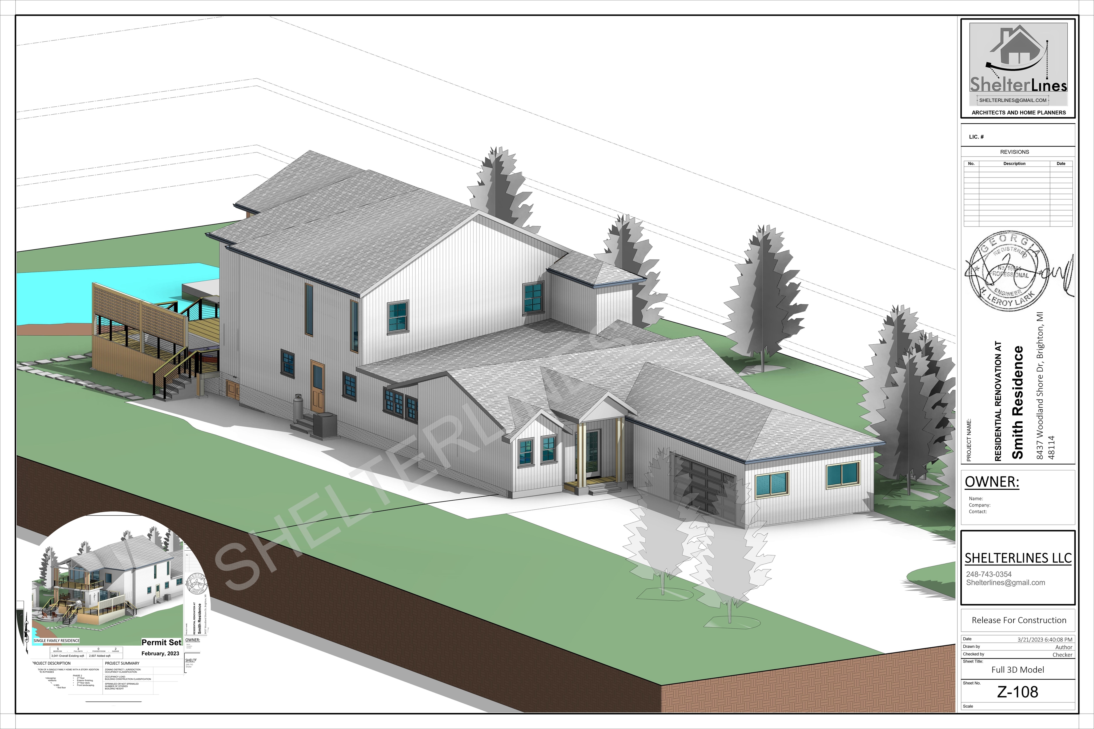 3D MODELING AND RENDER FOR SECOND STORY ADDITION-8