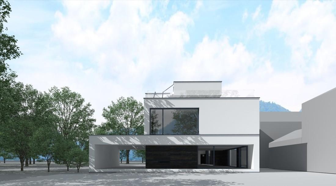 现代黑白极简别墅设计,自建房的优质选择-4