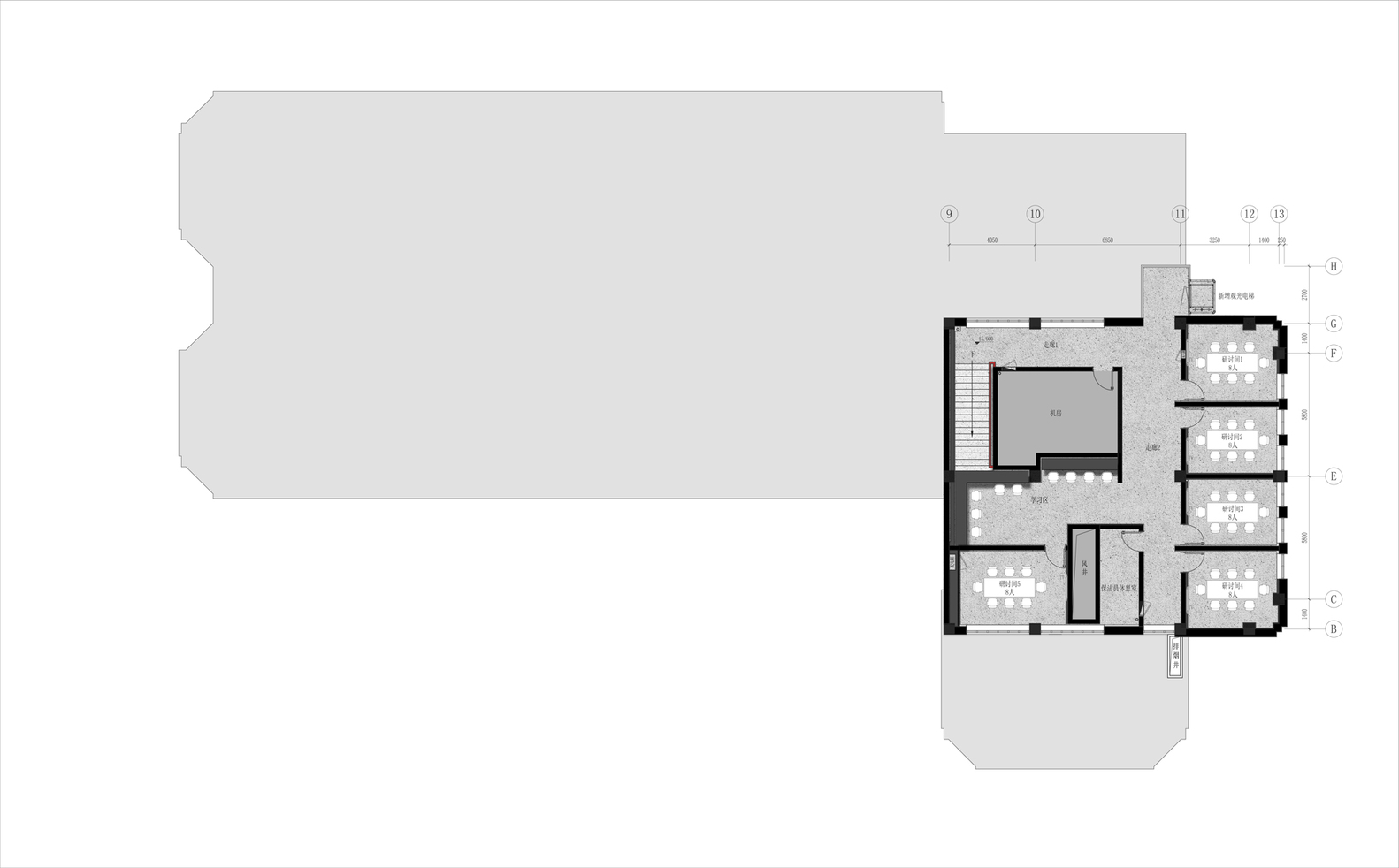 清华第四教学楼室内重建 · 开放式学习空间的营造-47