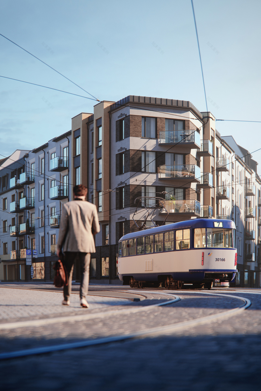 Riga Residential Property 3D Visualization-23