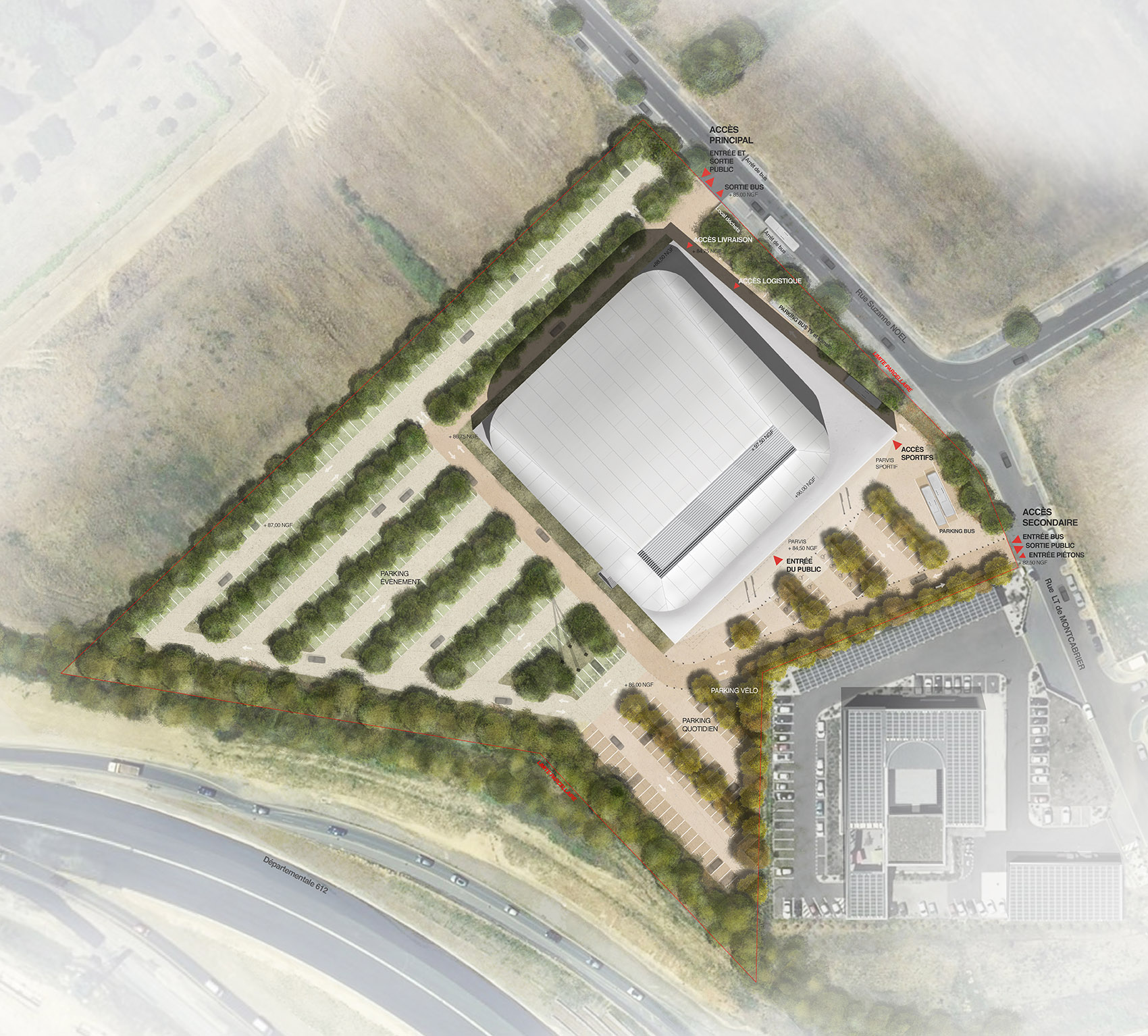 贝济耶体育馆，法国 / Panorama Architecture-24