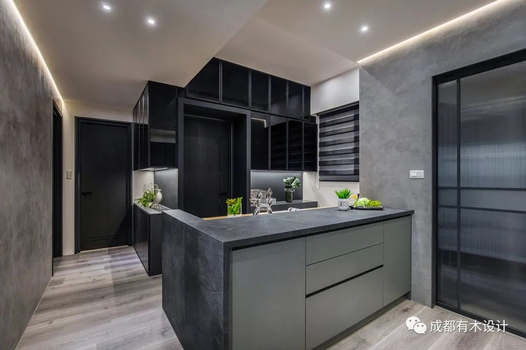 灰调工业风纹理感居所丨淳品-44