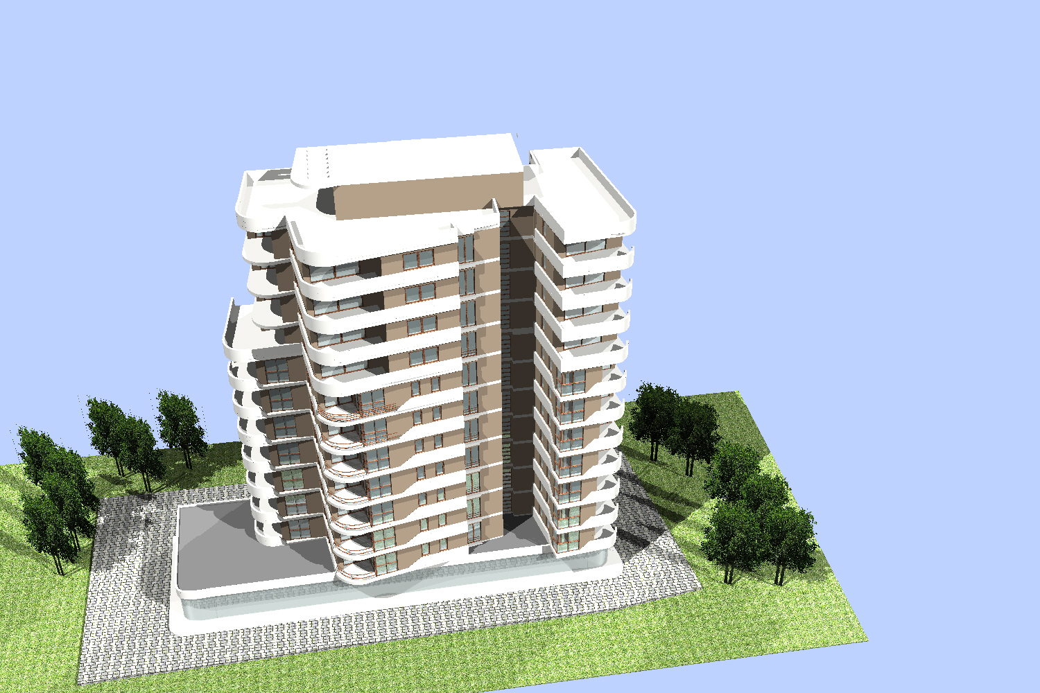 Petek 公寓建筑概念设计-6