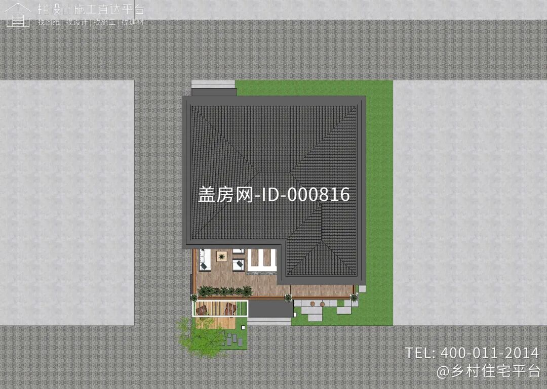 【设计师案例】土建参考造价48万，面宽11.4m×进深13.5m江苏泰州二层欧式别墅-15