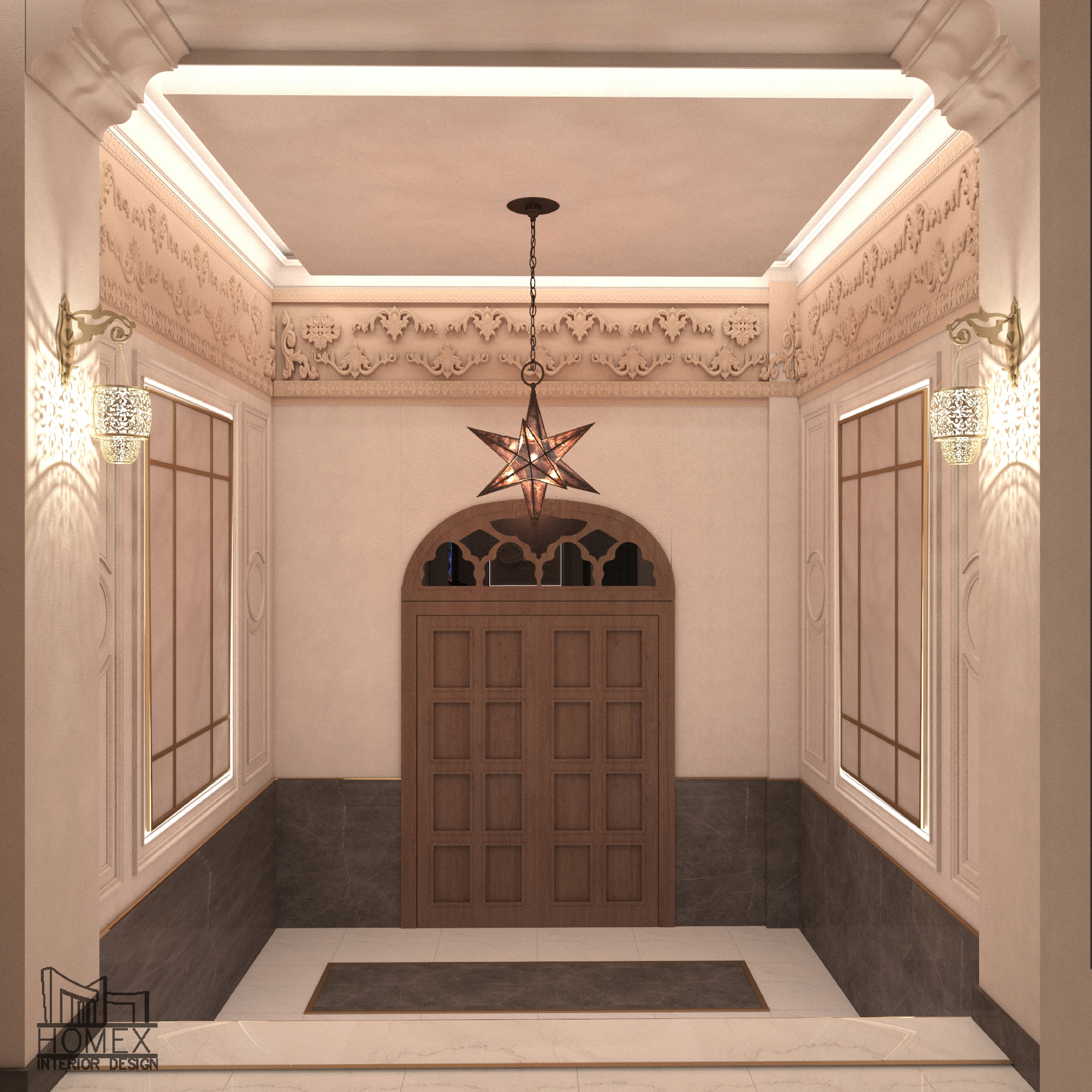 Building entrance , Down Town 16.3.2022-7