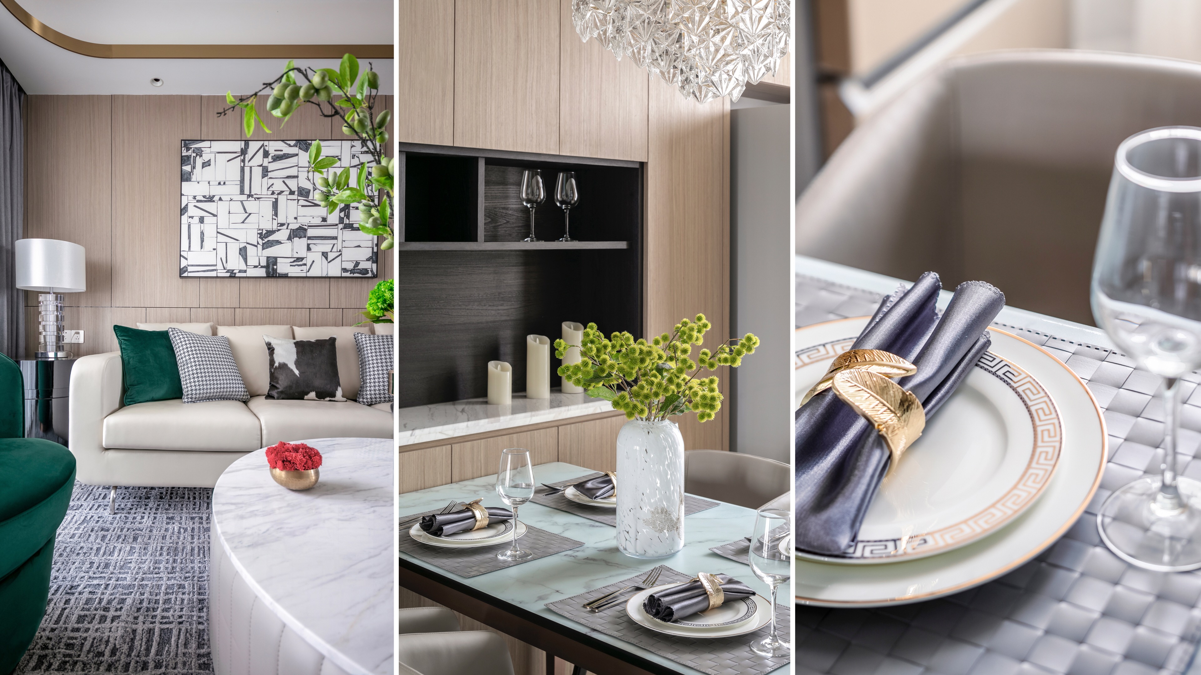 武汉 130 平米高级雅奢家居，品质生活与温暖空间的完美融合-8