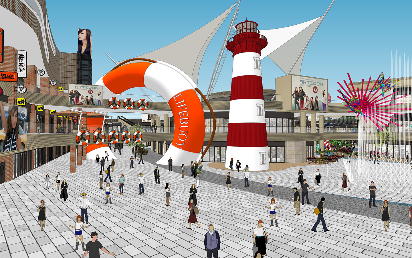 【购物中心设计】金园世纪城购物中心案例分享-25