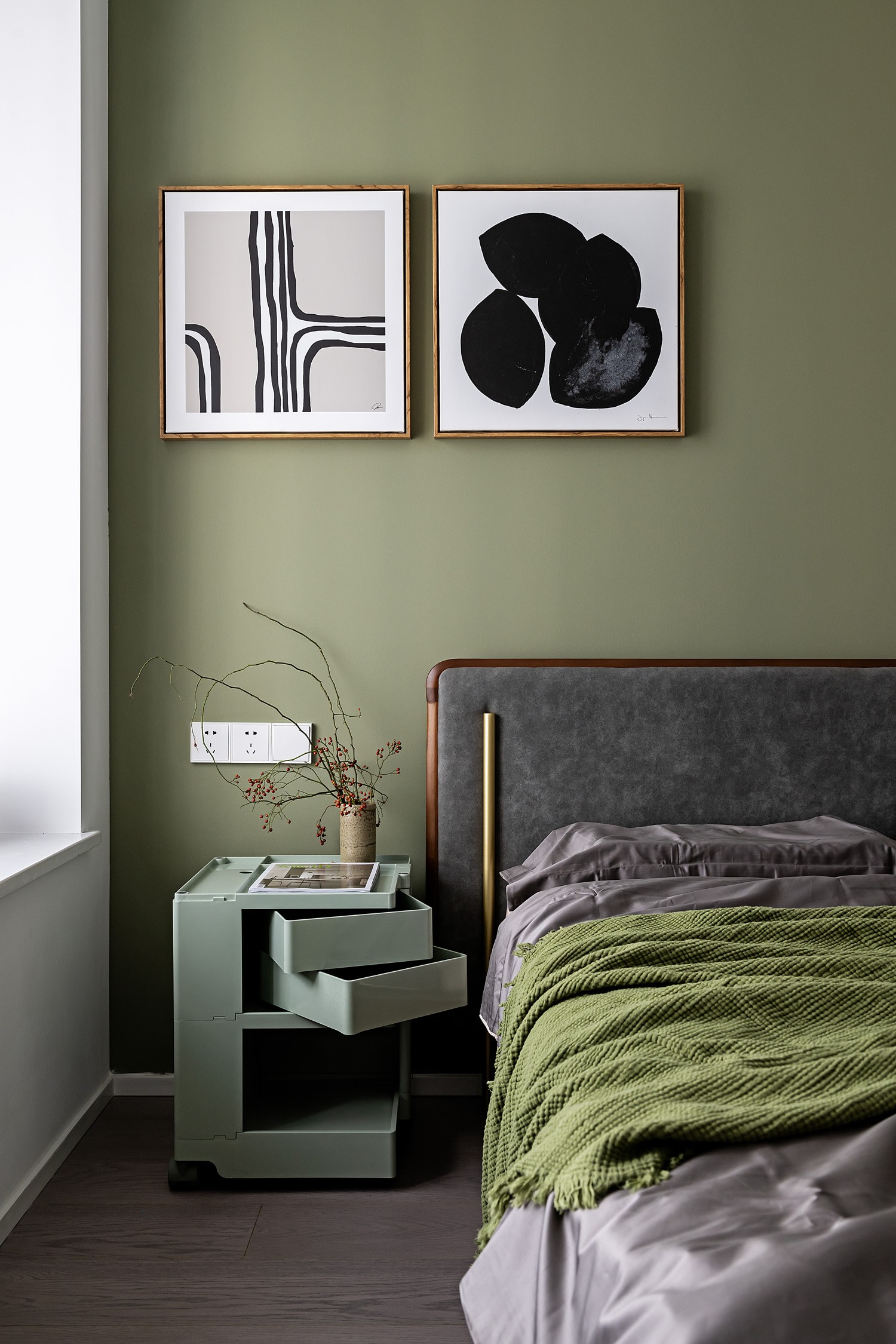 现代简约绿色清新家丨中国重庆丨琢信装饰-23