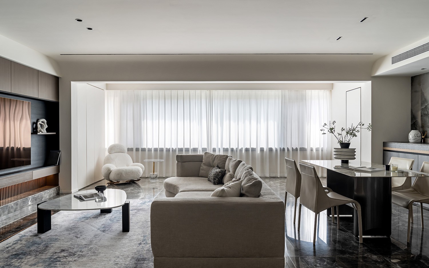 180 平现代风格家丨中国重庆丨琢信装饰-0