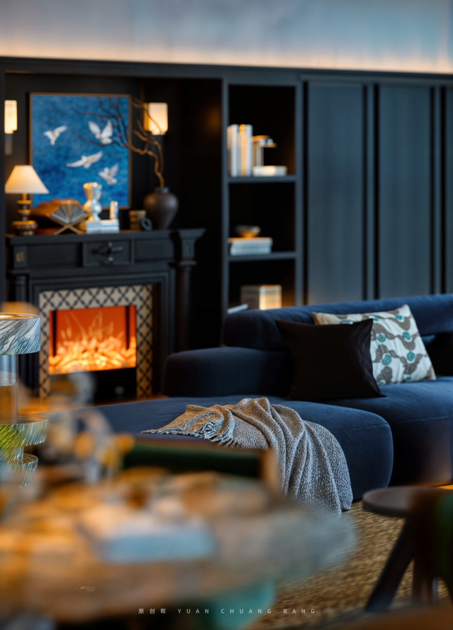 左岸墨绿丨晨轩艺术设计-13