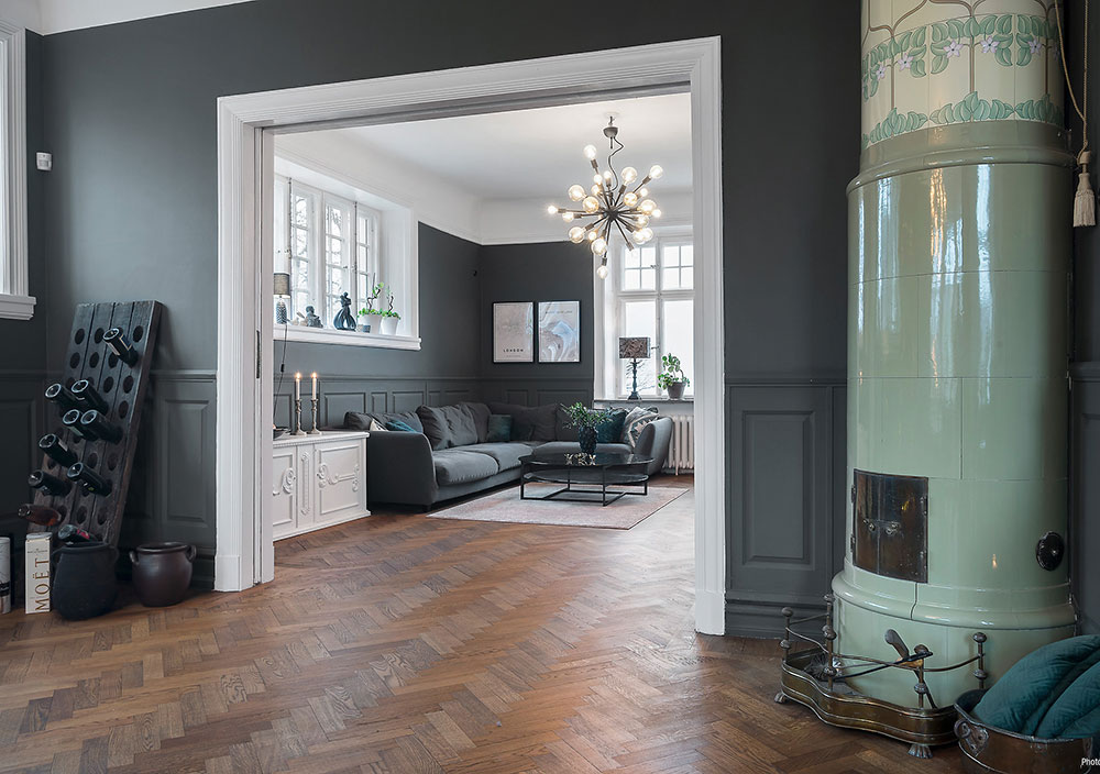 瑞典海岸线上的 Art Nouveau 风格历史别墅-12