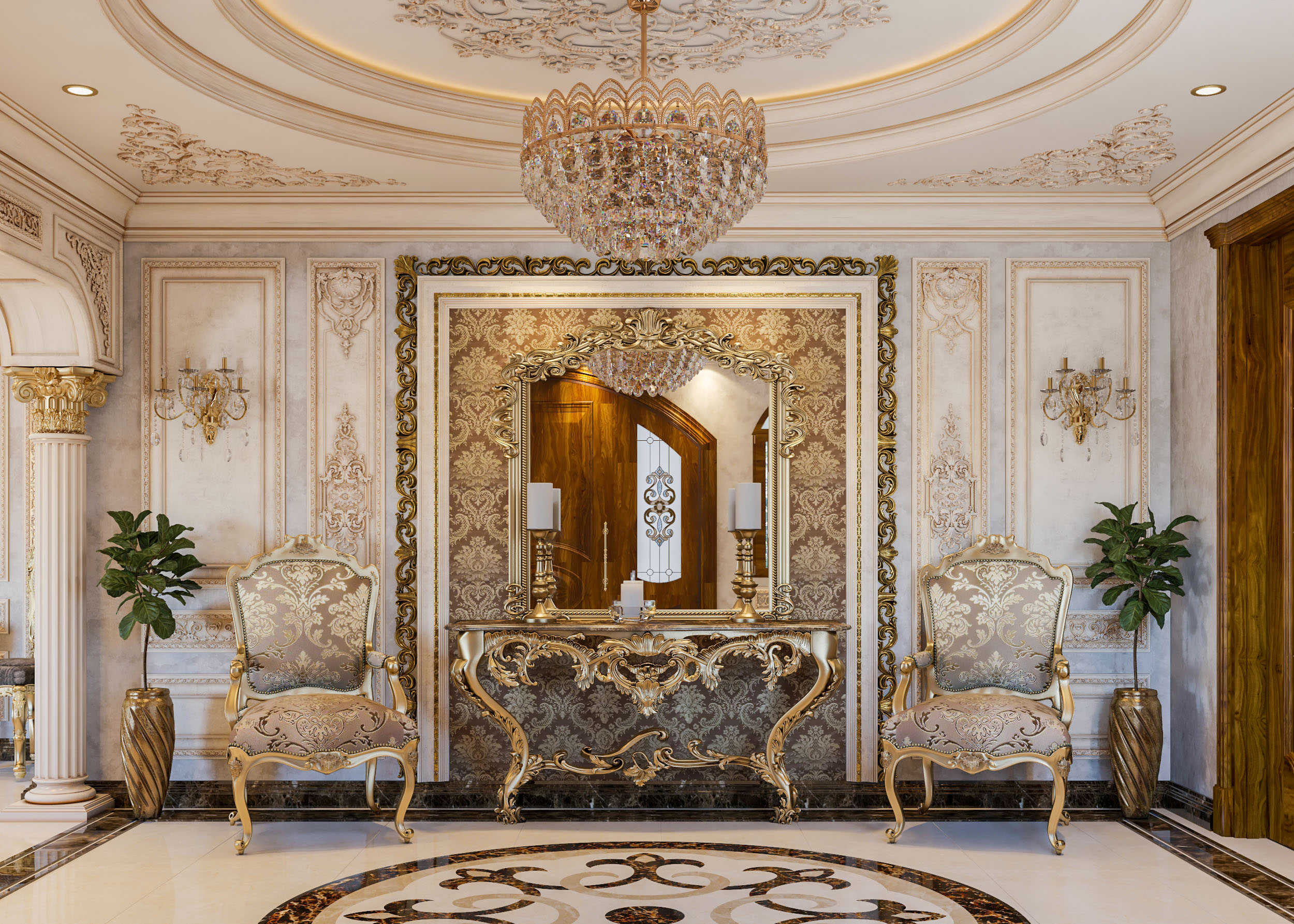 古典别墅接待处-6