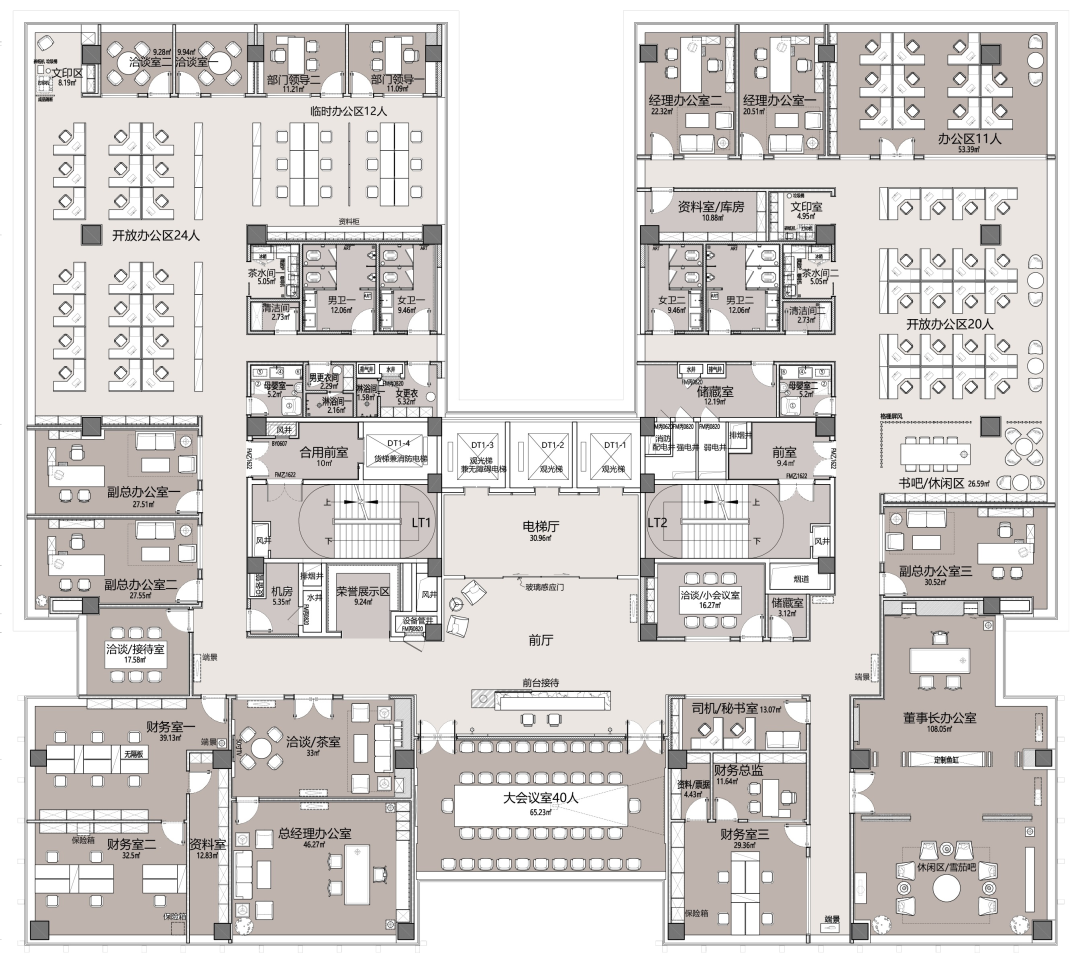 梵森国际设计丨 广州佳泰大厦写字楼 - 重构空间，臻于至境-38