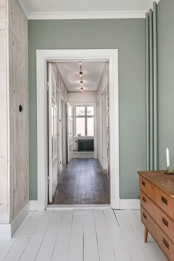 复古色彩的瑞典老屋厨房-18