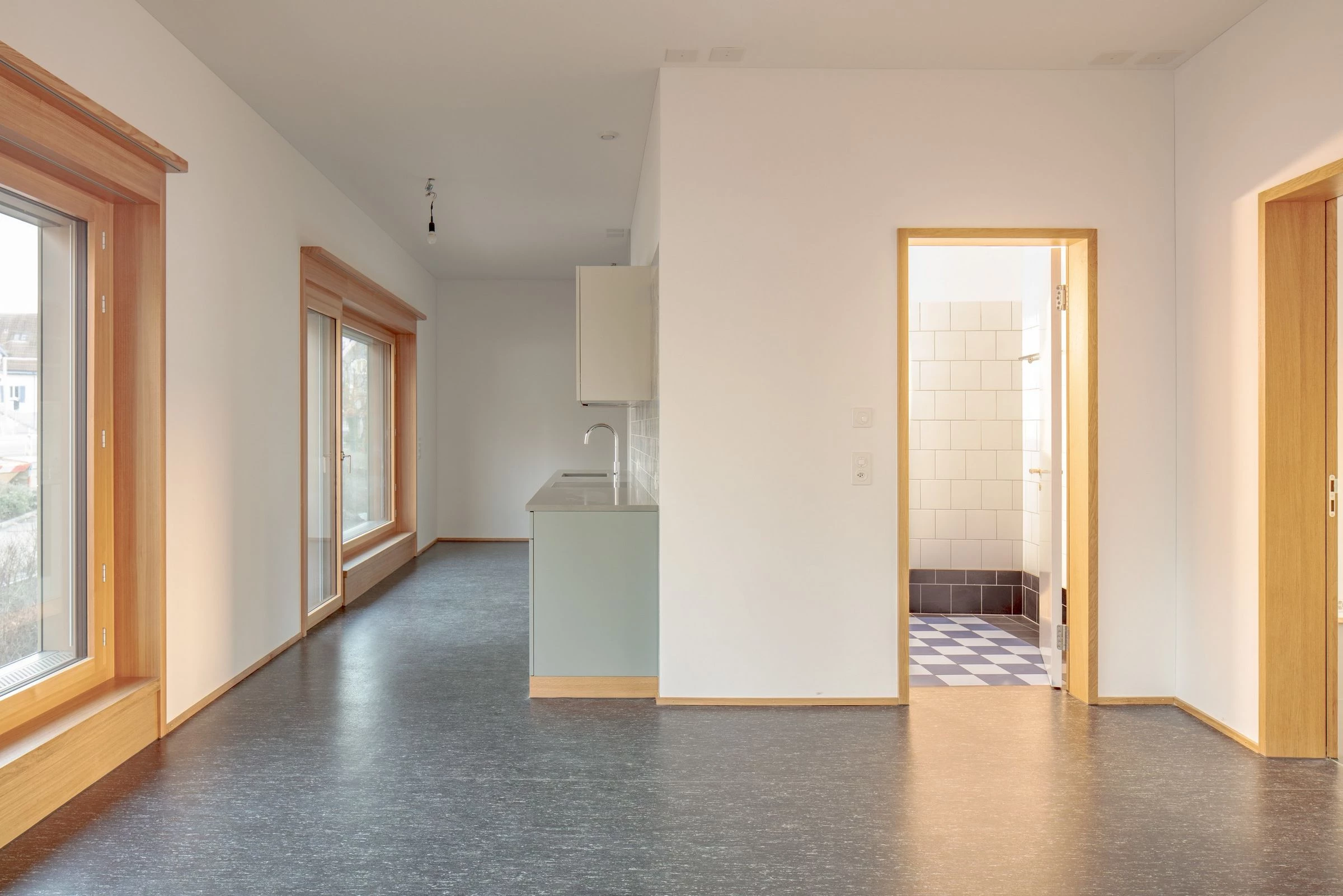 瑞士 Bombach 痴呆症护理之家——和谐融入公园的低层建筑-24