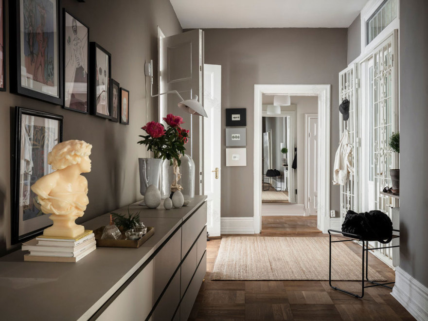 瑞典宽敞明亮的优雅公寓设计-35