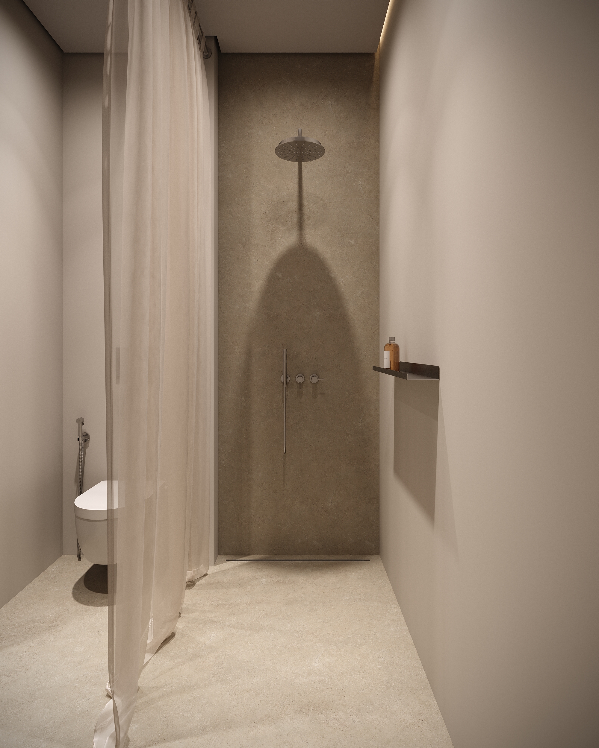 3D可视化的极简主义室内设计-10