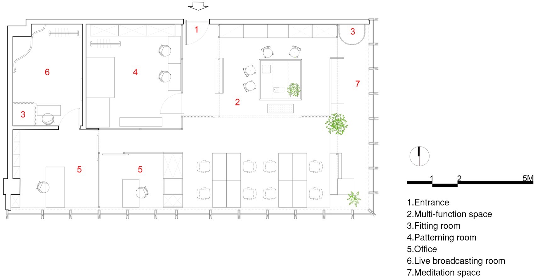 LINGYILI Office 办公空间设计丨中国上海丨木斗设计-28