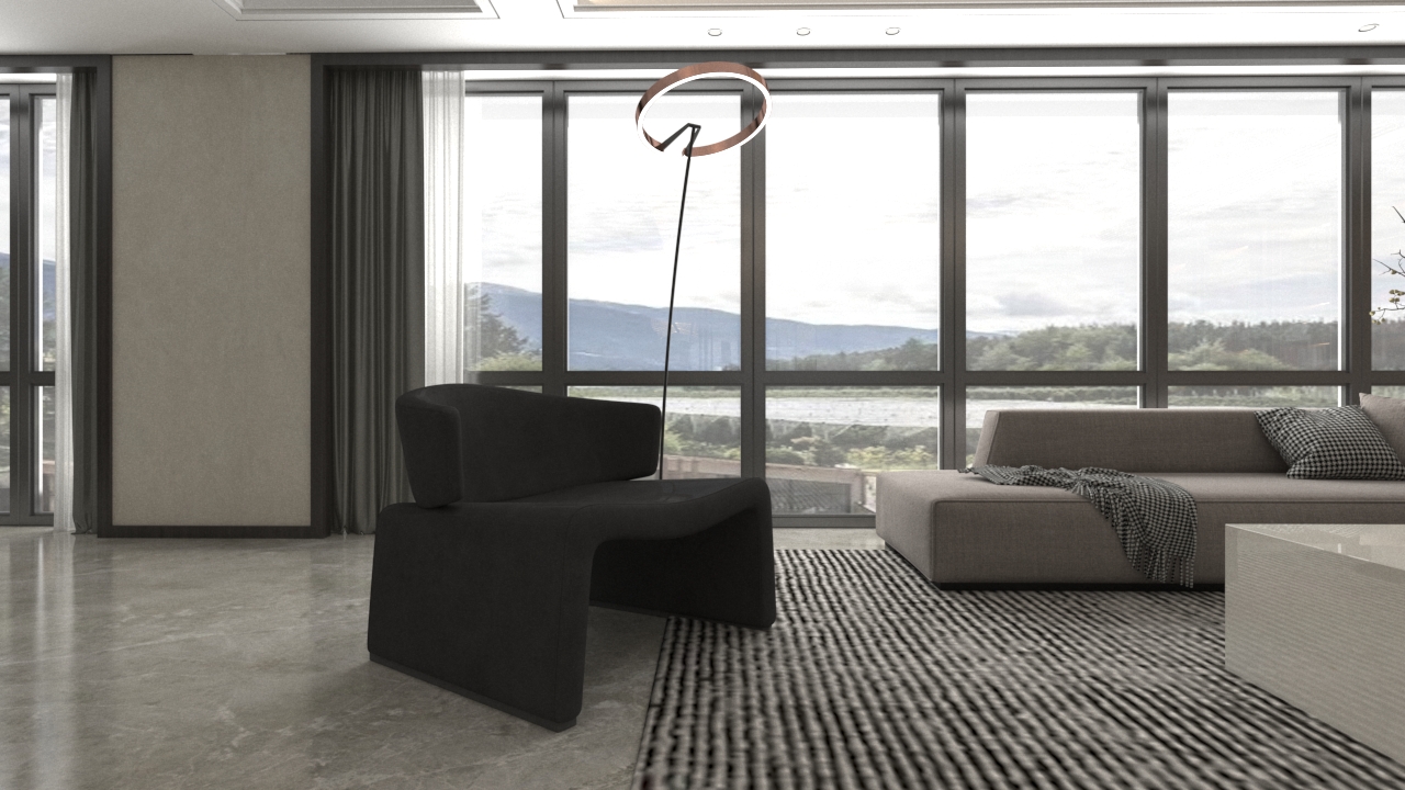 现代奢华公寓室内设计-8