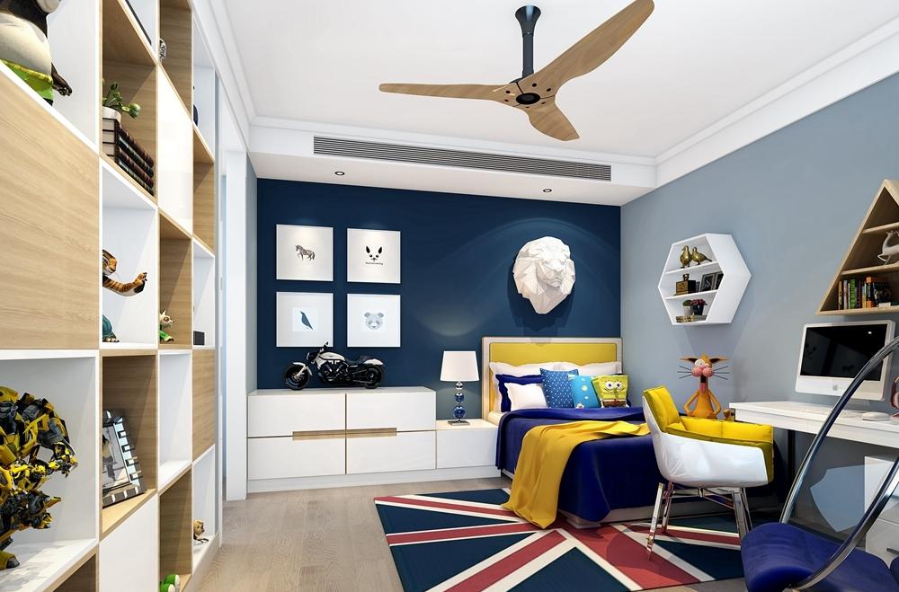 
中科大学村现代轻奢：亮色系的时尚大气 -4