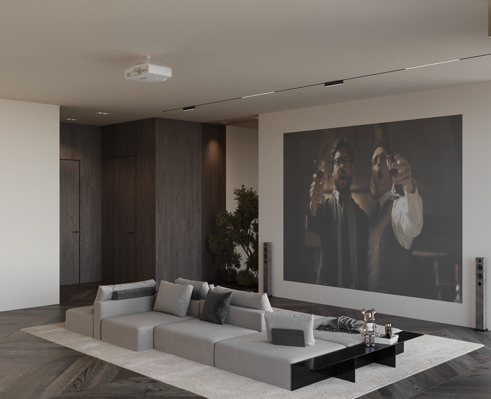 高级灰色系公寓设计 个性与美学的平衡-3