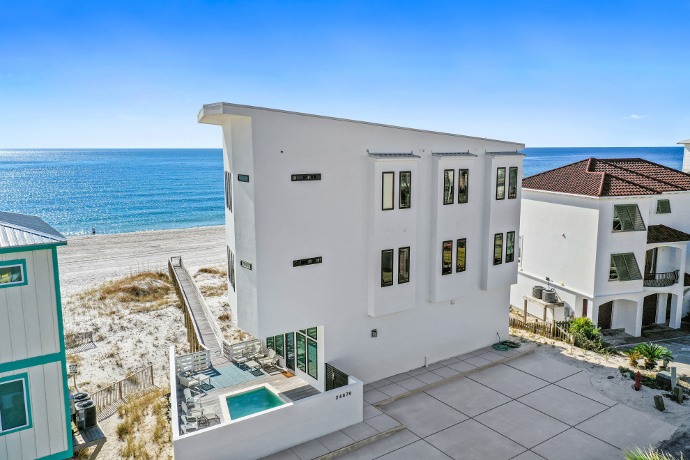 Cross Lane现代海滨住宅丨美国阿拉巴马丨Bob Chatham Custom Home Design-7