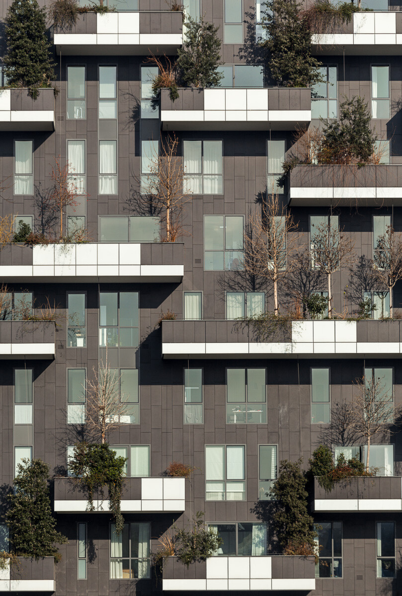 米兰“垂直森林”绿色住宅大楼-29