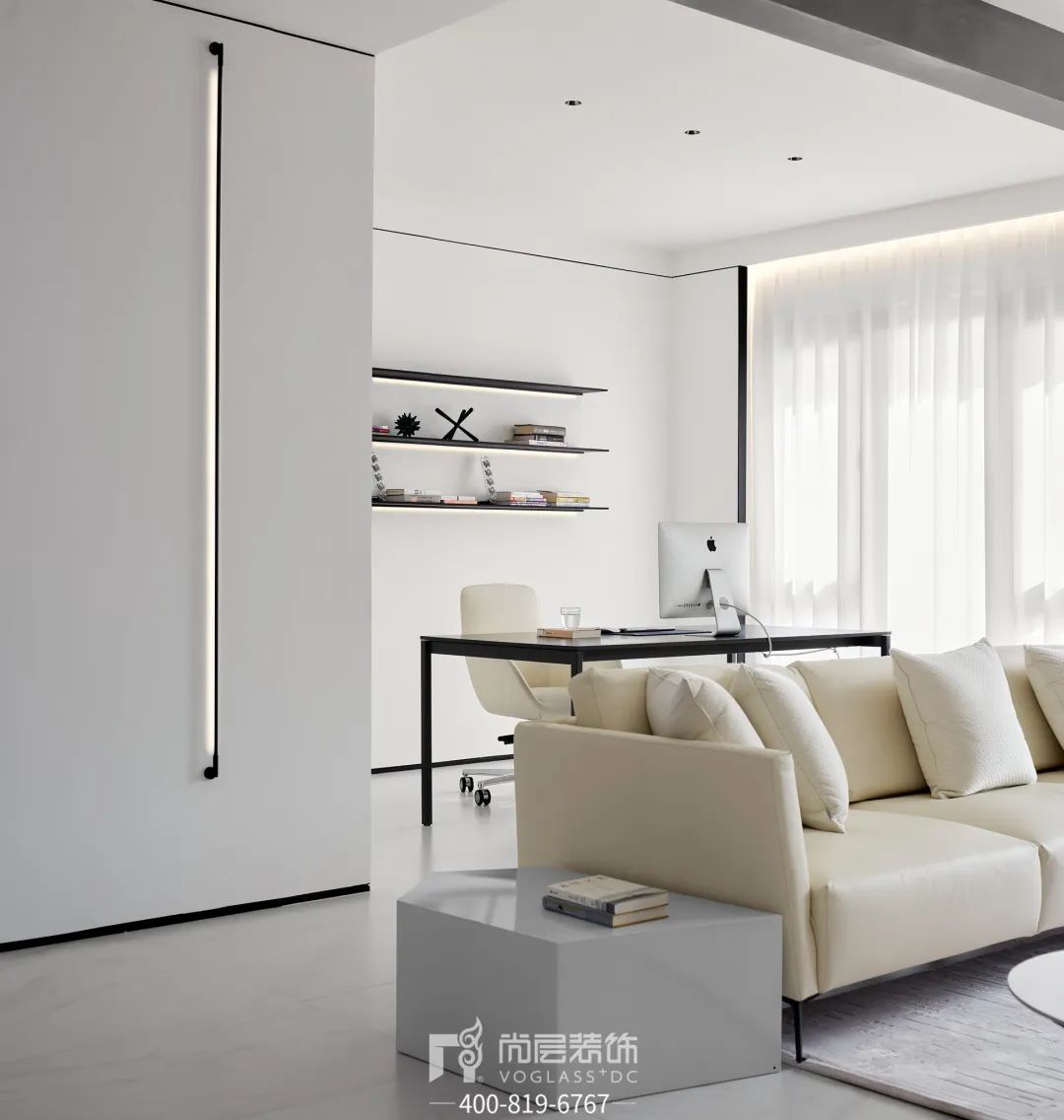 兴创荣墅｜300㎡叠拼别墅设计，「净」与「静」的交织律动-123