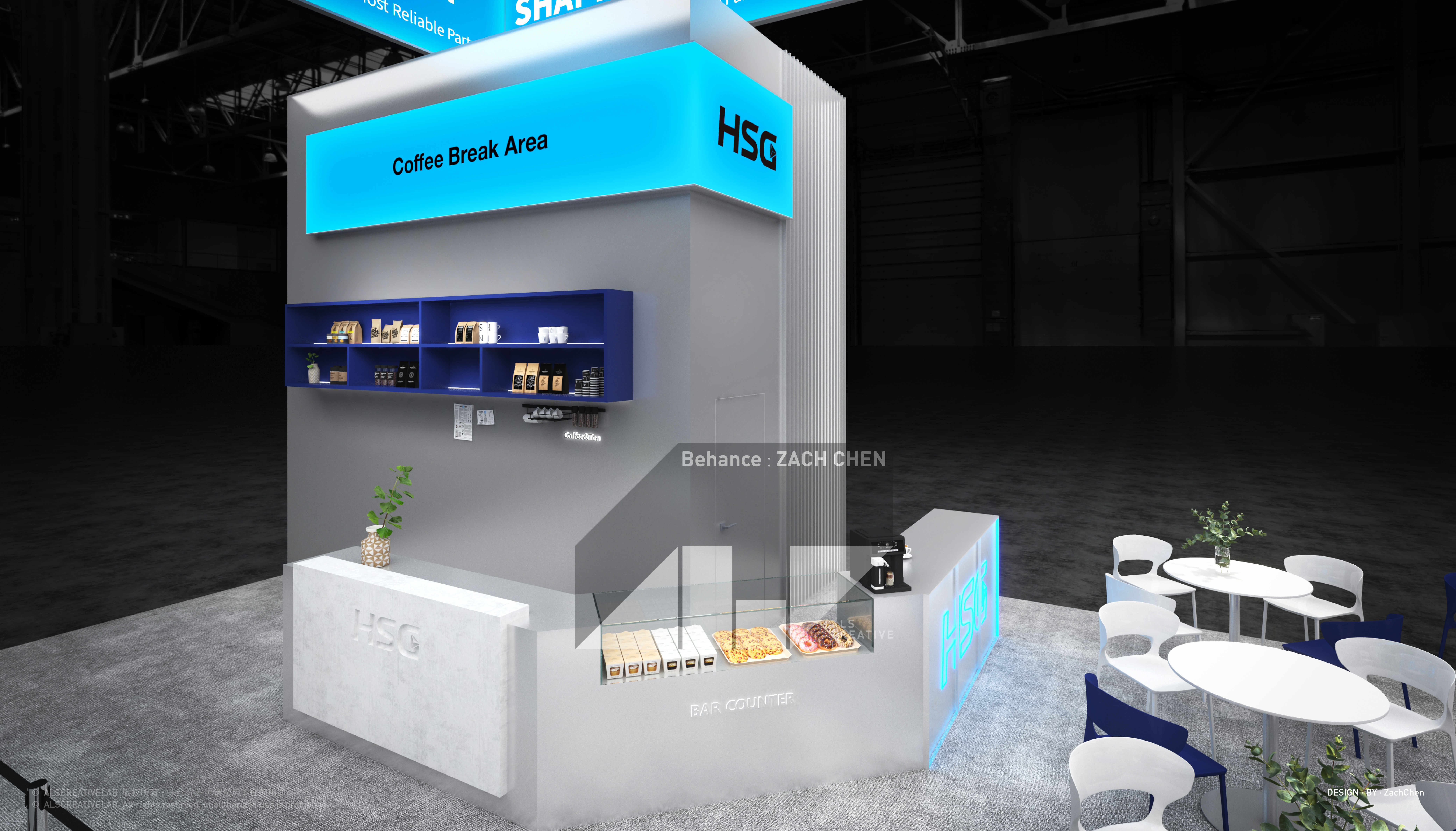 Booth｜谁说机械类展台不能未来科技感！-7