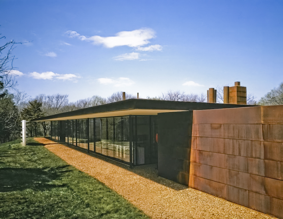 自然与建筑共融的私人住宅-8