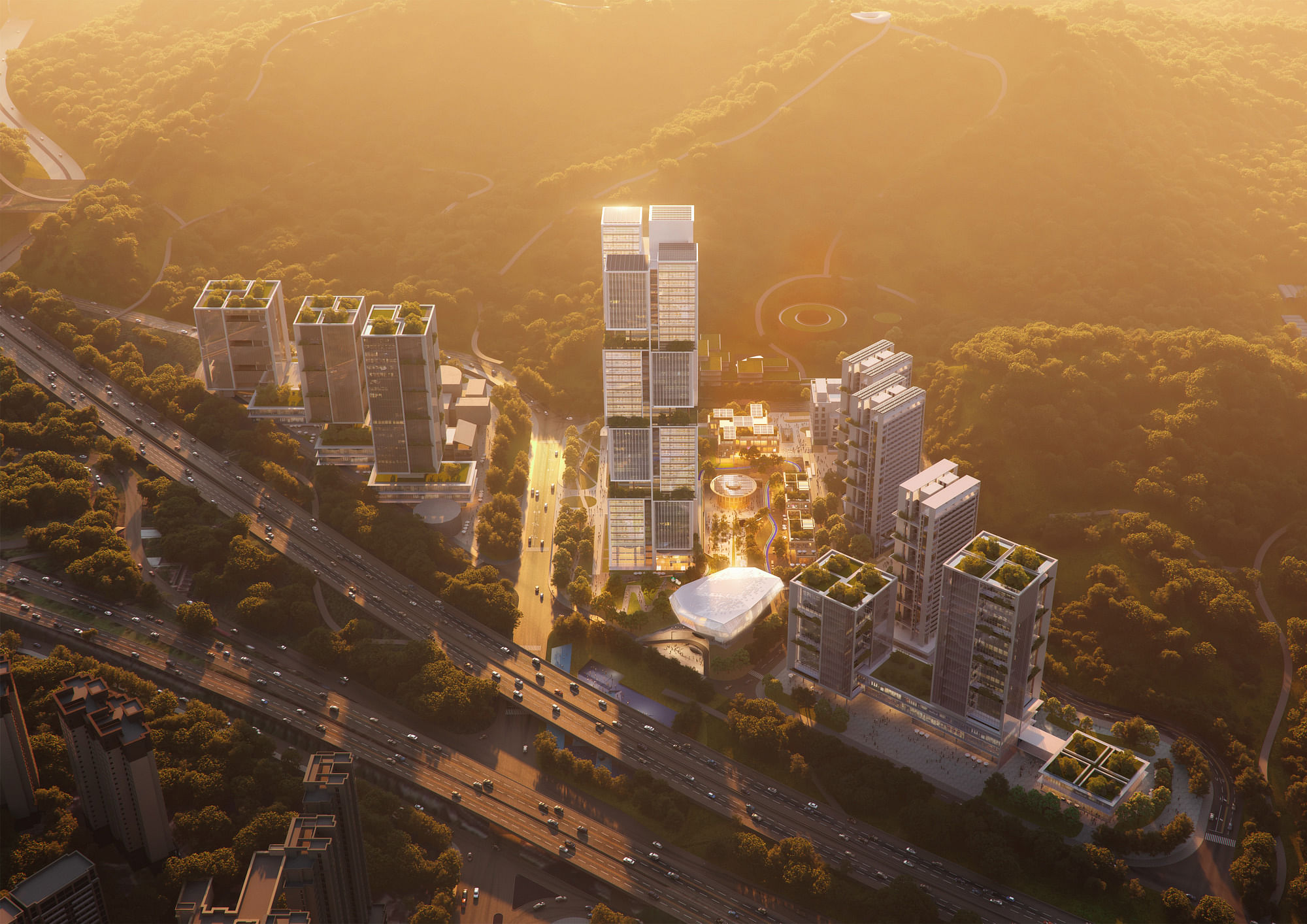 深圳建筑业生态智慧谷总部丨中国深圳丨凯达环球,深圳嘉柏国际及MLA+B.V.联合体-51