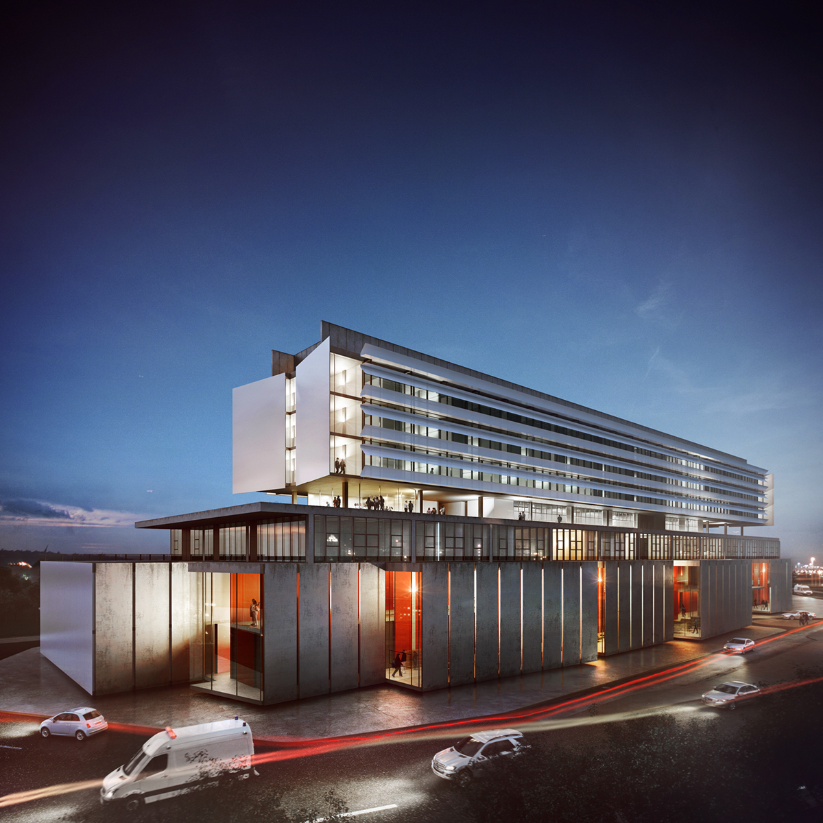 巴西圣贝尔纳多公共医院 | 现代医疗空间的典范-0