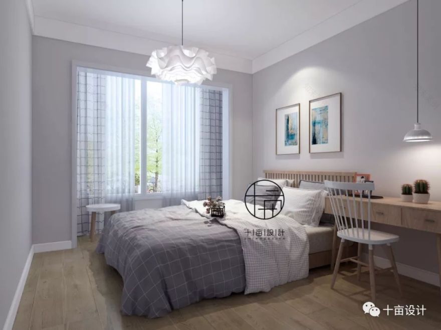 十亩设计 || 资中翡翠园 || 北欧风格 || 90㎡-33