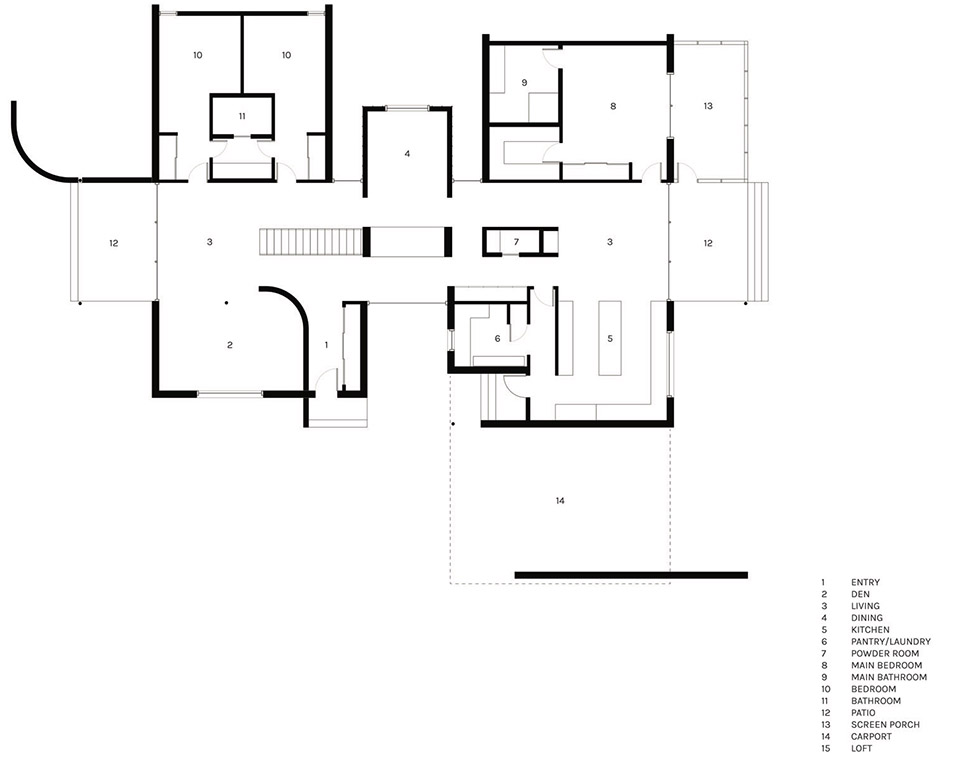 Dogtrot 住宅丨美国丨Studio Becker Xu-79