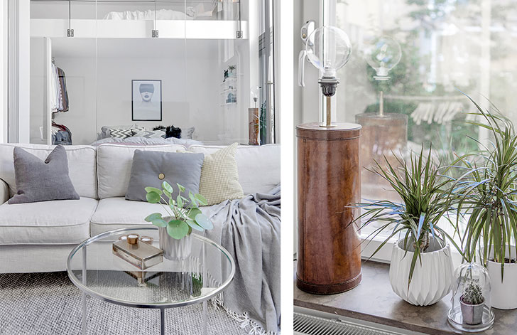 41 平米北欧风公寓，高挑天花与全白设计尽显自然光-3