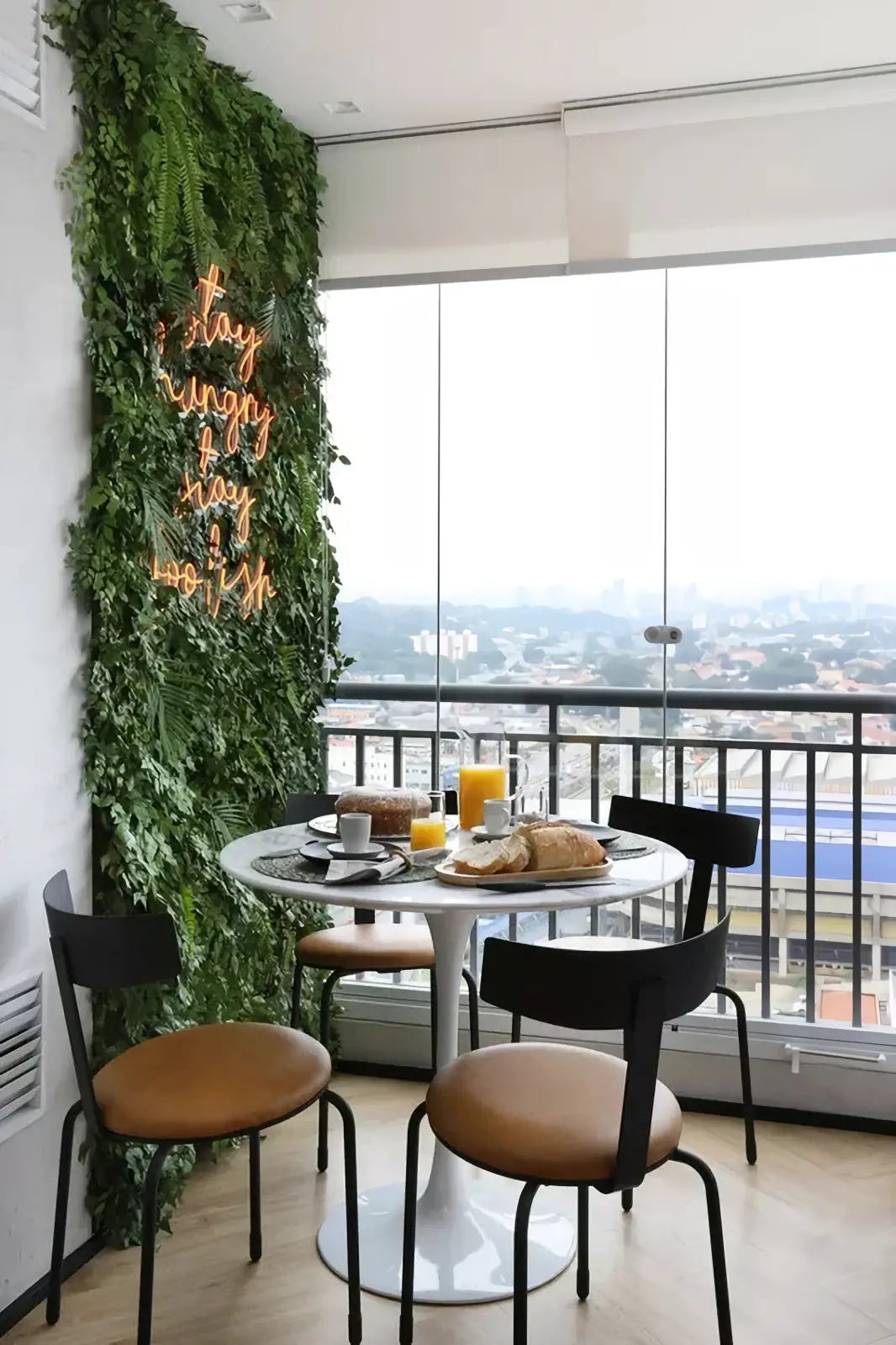 巴西 50m2 工业风格公寓设计-9