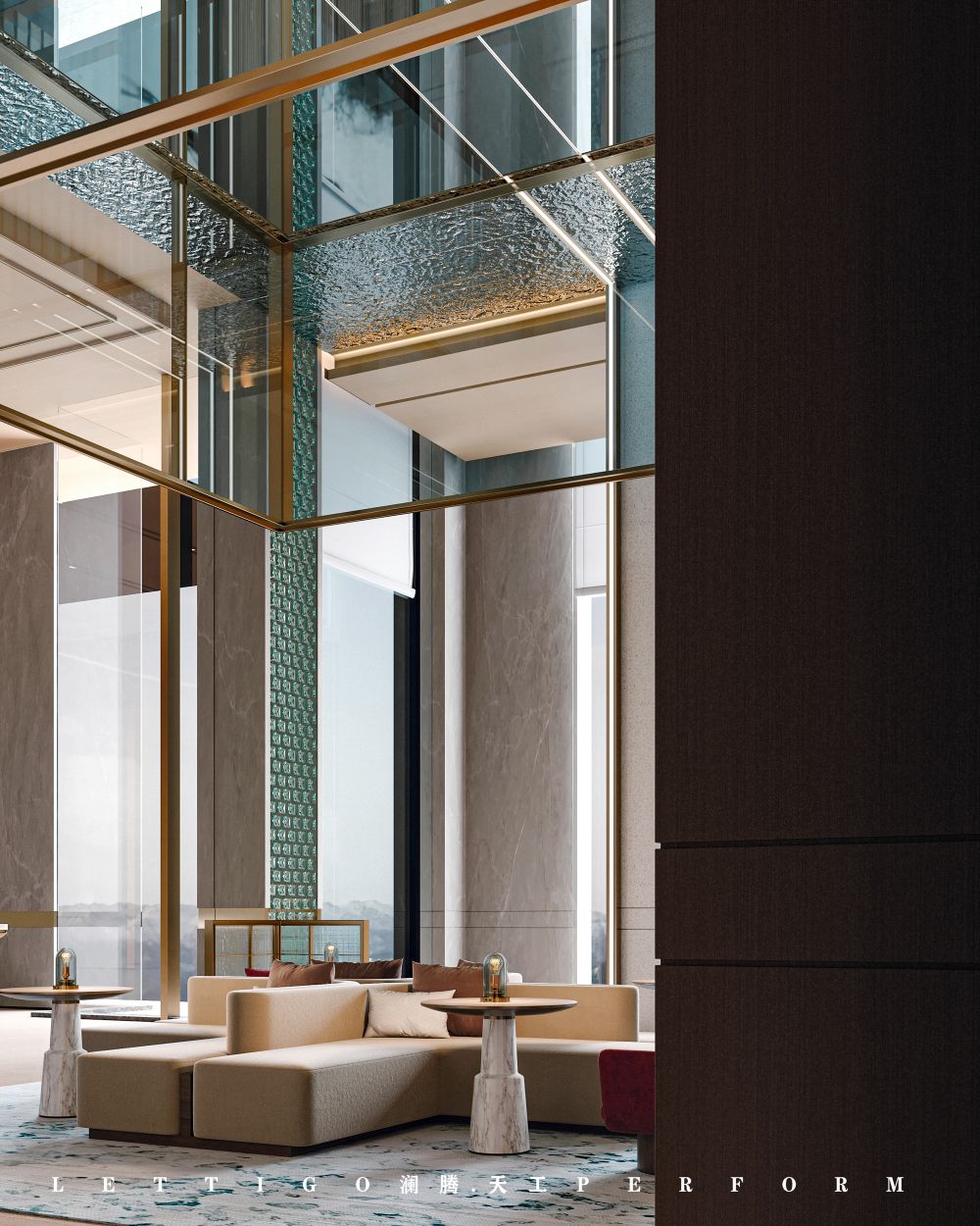 轻奢酒店大堂的空间艺术设计与商业的平衡-7
