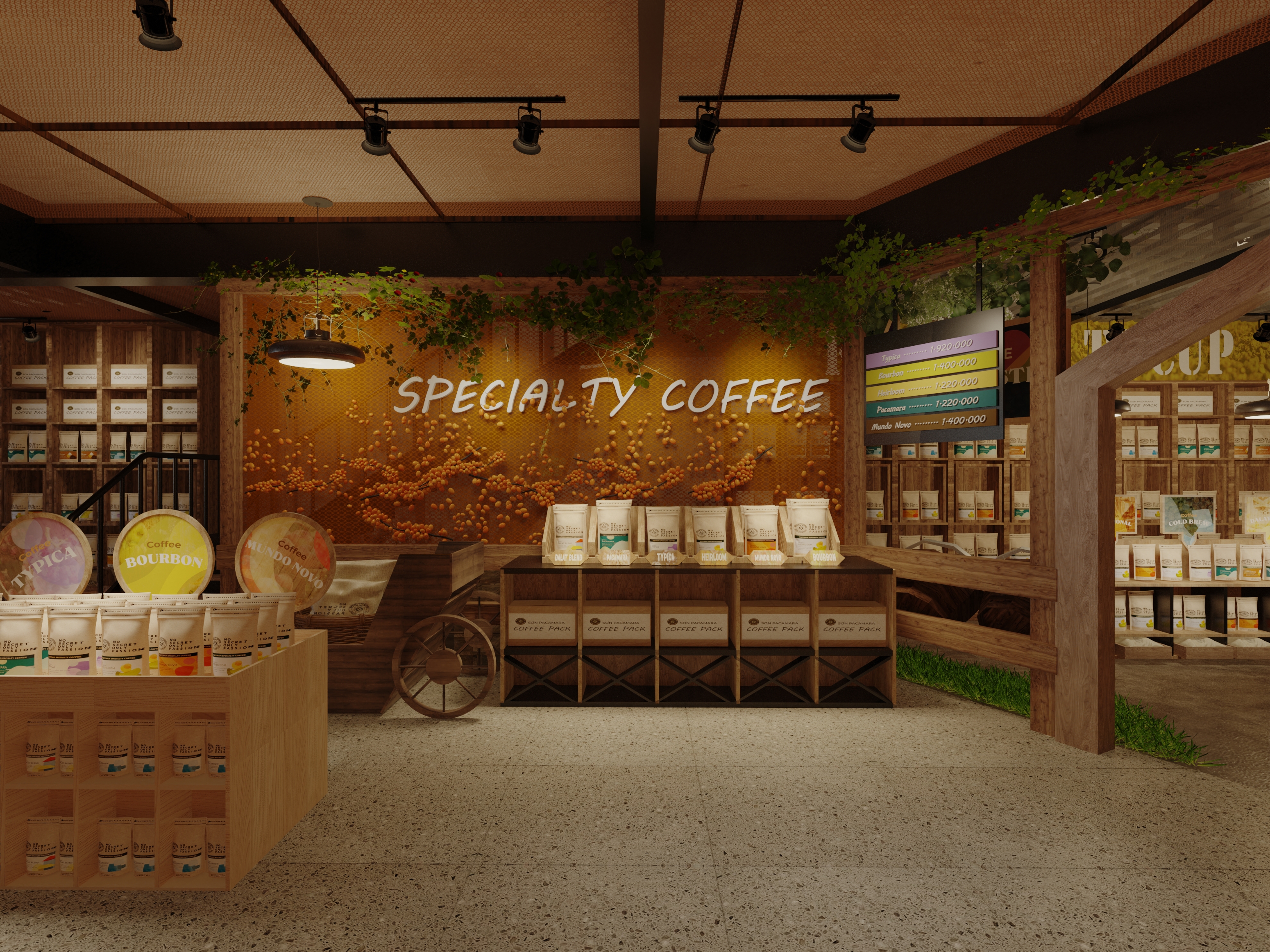 展示店及咖啡烘焙店 Sơn Pacamara 设计项目-10