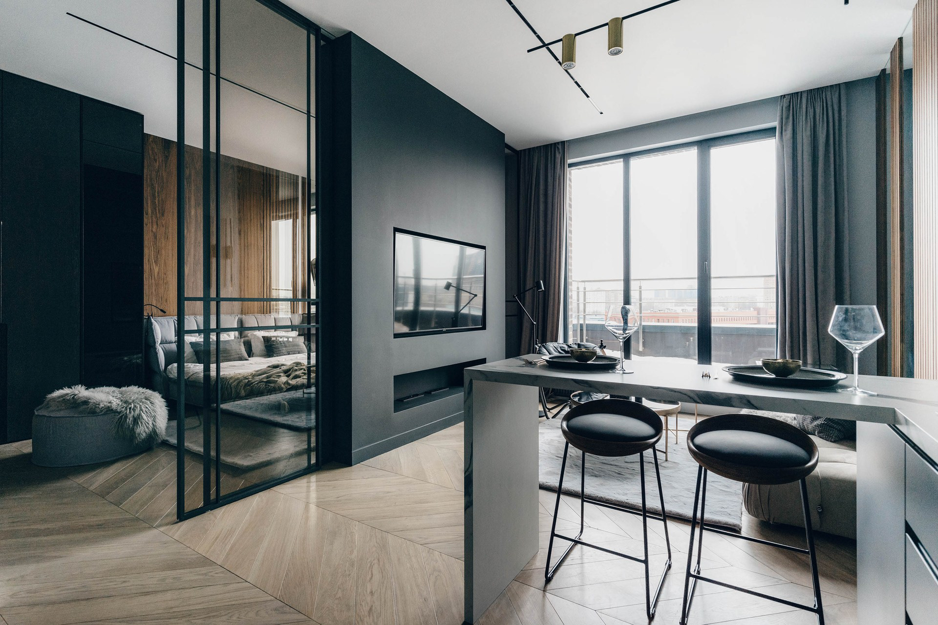 莫斯科公寓丨俄罗斯莫斯科丨Kristina Tulinova-0