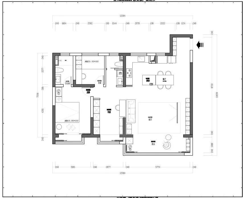 尚居实景案例之中铁龙湖宸阅府理想居所丨南京尚居装饰-37