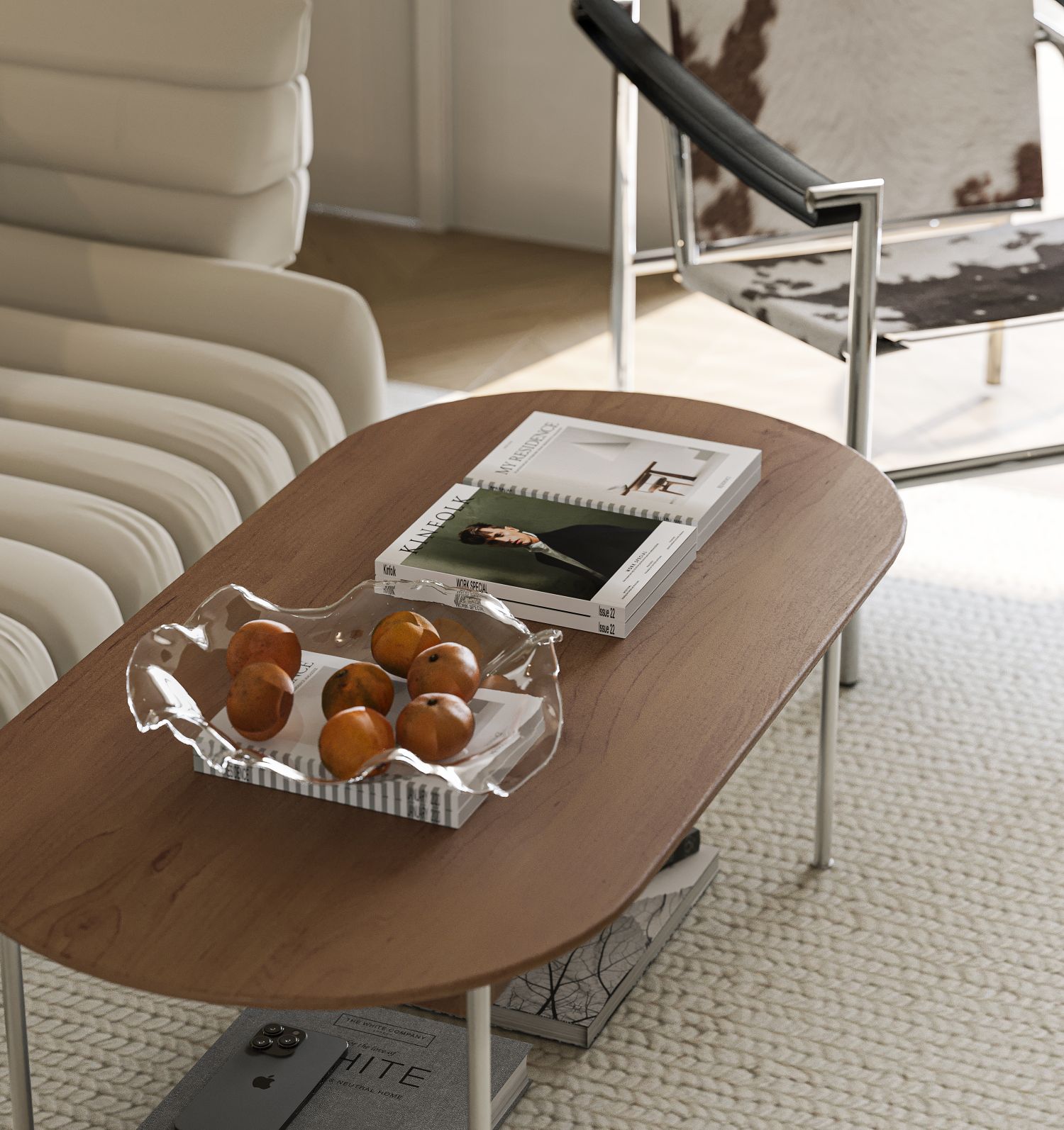 奶油色包豪斯小宅设计-6