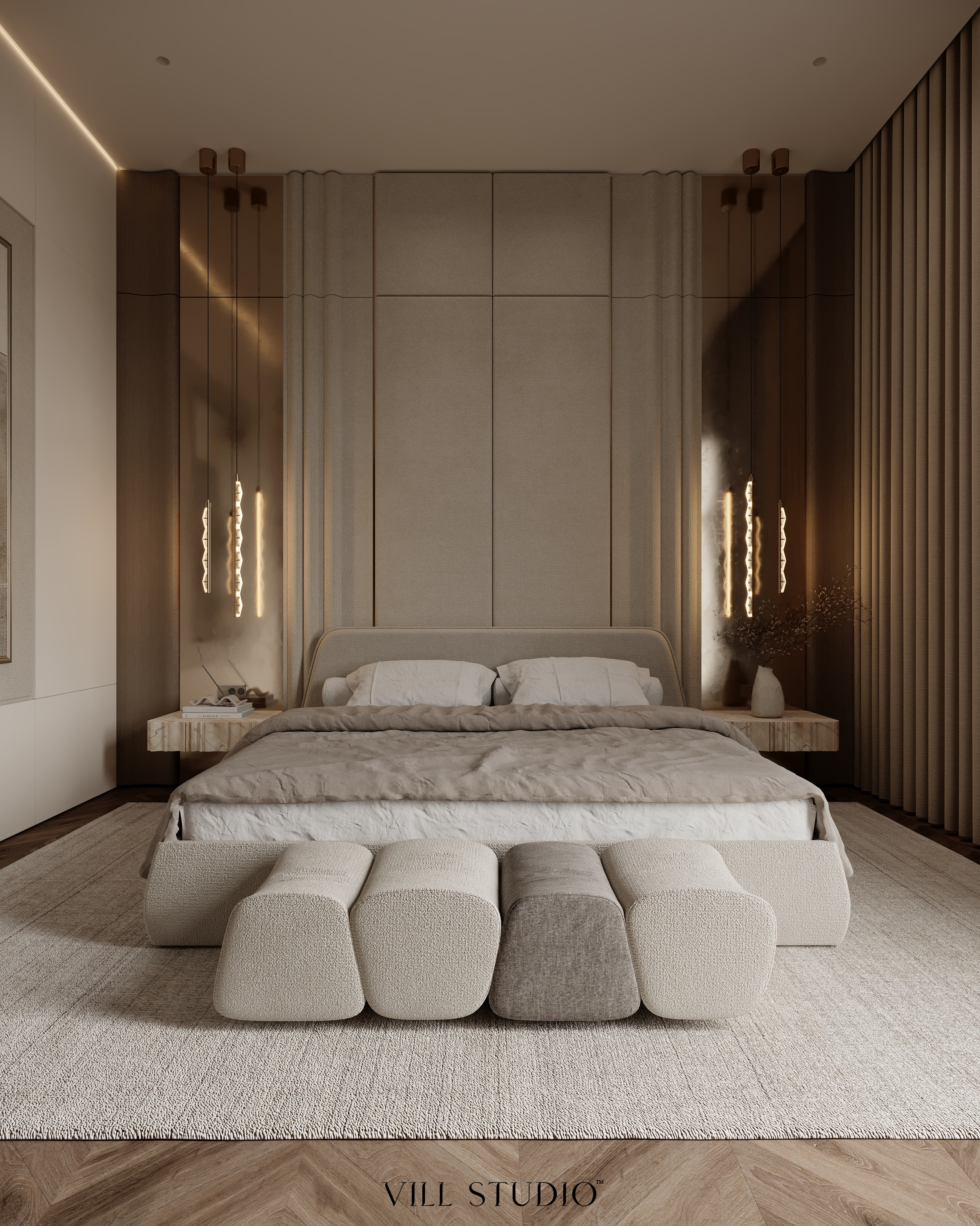 LUXURY MASTER BEDROOM INTERIOR | KSA-8