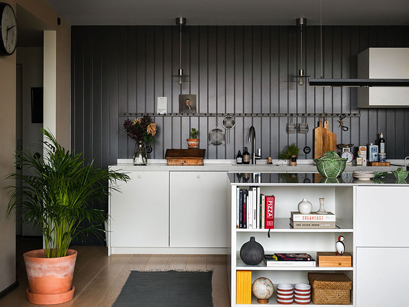 斯德哥尔摩工业风公寓的温馨乡村设计-11