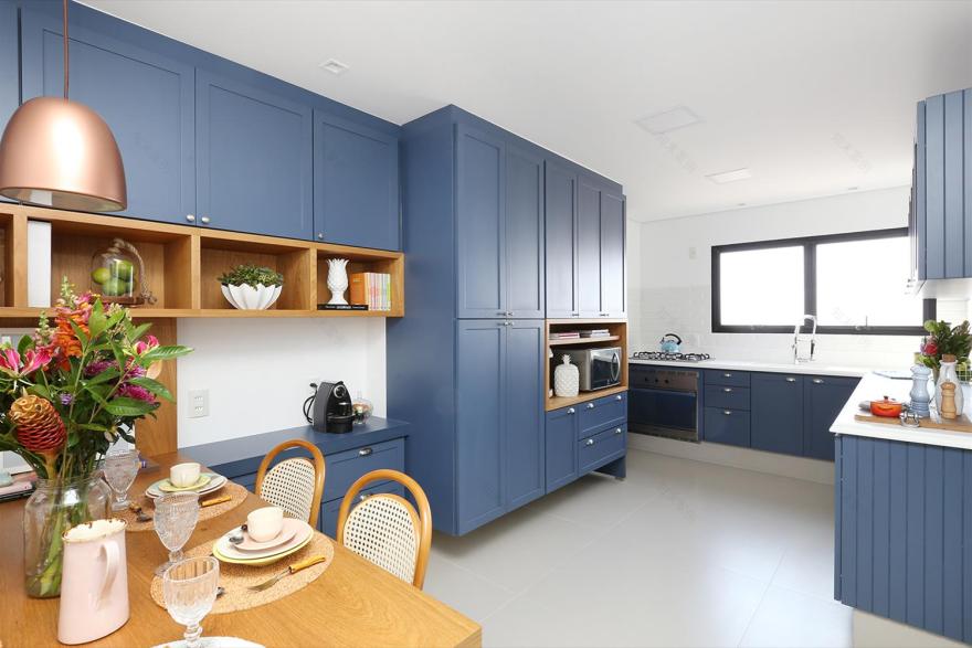 巴西 Cozinha Perdizes 公寓 | 温馨舒适的现代家庭厨房设计-1