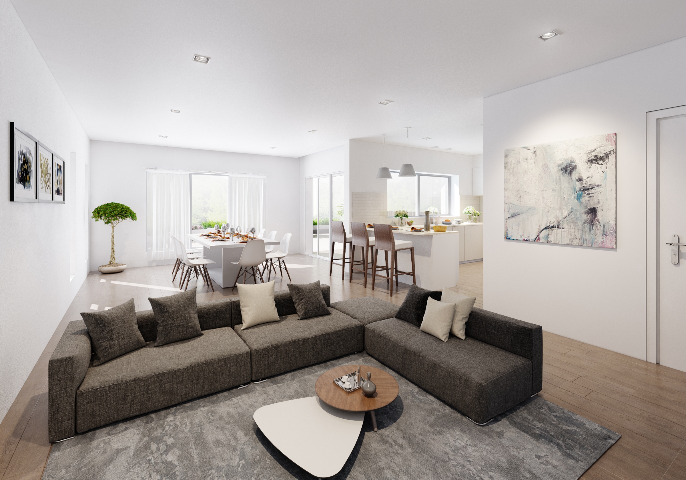 印度 HS3D 打造惊艳住宅室内渲染-14